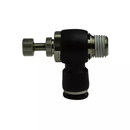TECHNO GNSE 6-03 Brass G Thread Fitting with Black Cap