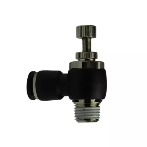 TECHNO GNSE 6-03 Brass G Thread Fitting with Black Cap