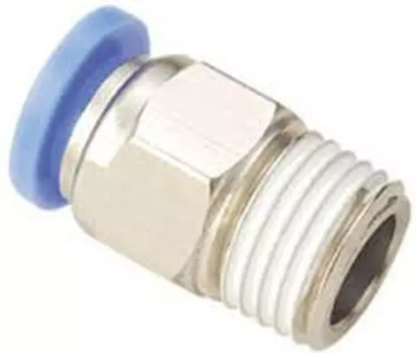 PowerHouse 3/8 Inch Male Straight Push Type Fitting 8 mm APC 8-03 with 6 Months Warranty