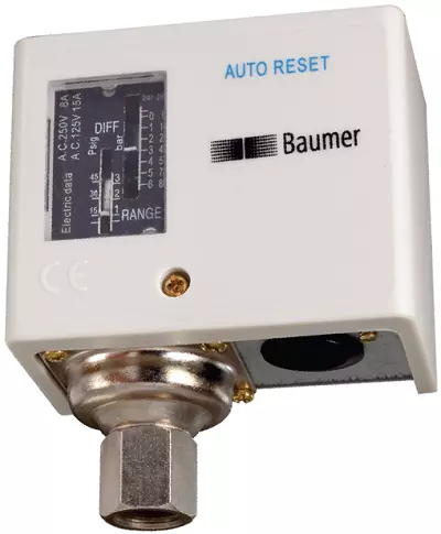 Buy Baumer Pressure Switch (Pressure Range- 0-10 Bar) UT10 from Industrybuying.com