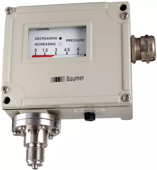 Buy Baumer Pressure Switch (Pressure Range- 1-10 Bar) CNI10 from Industrybuying.com