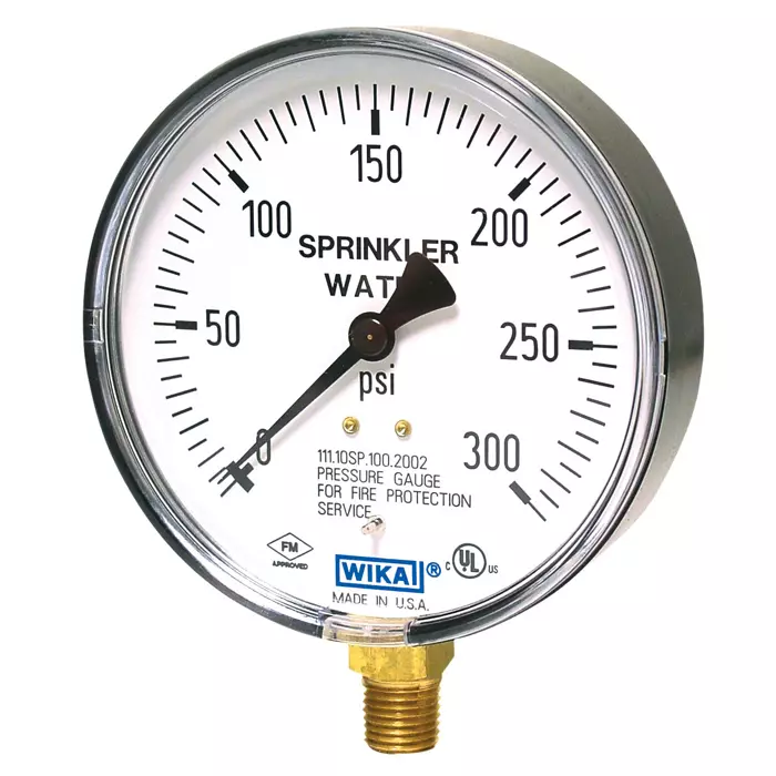 Buy Wika Dual Scale Commercial Bourdon Tube Pressure Gauge (Nominal