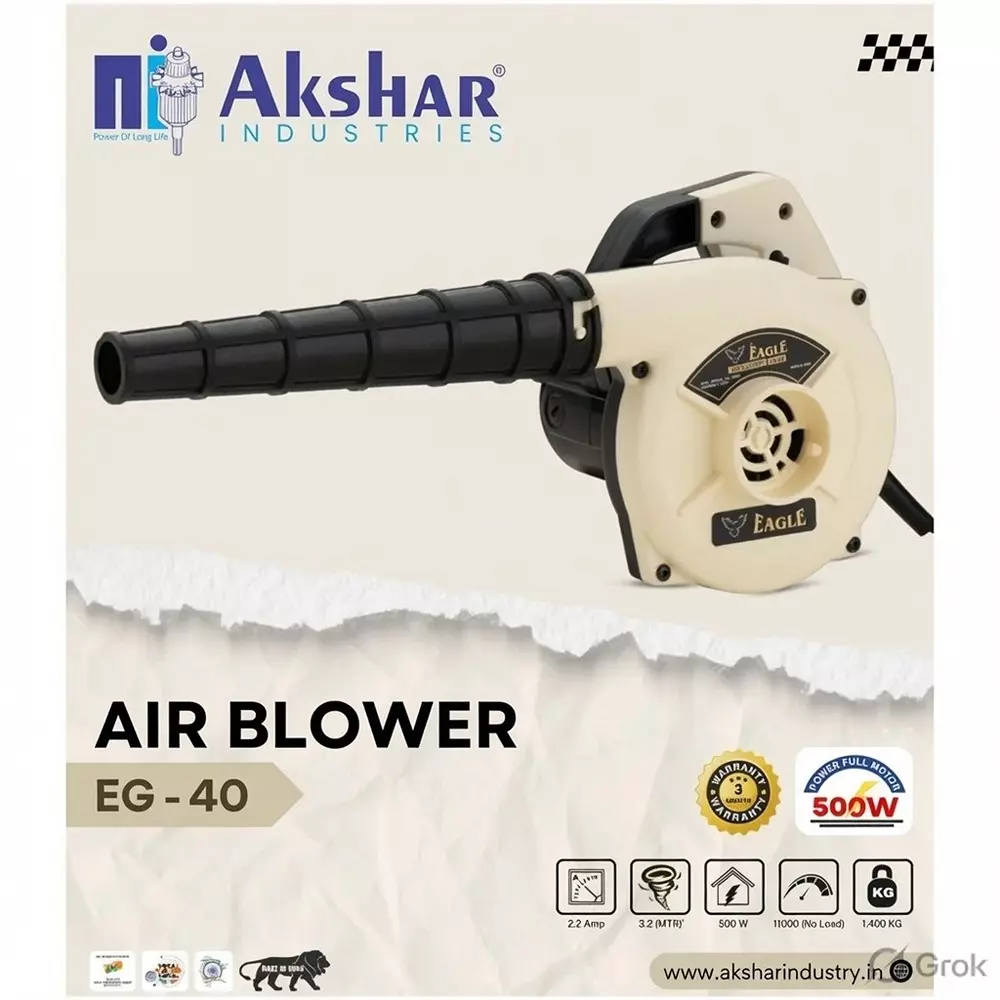 eagle-500-w-electric-air-blower-11000-rpm-no-load-speed-and-23-mmin-air-flow-rate-eg-40