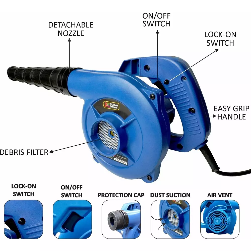 jk-super-drive-air-blower-cum-vacuum-cleaner-32-cmm-air-flow-rate-14000-rpm-no-load-speed-520-w-power-9005146
