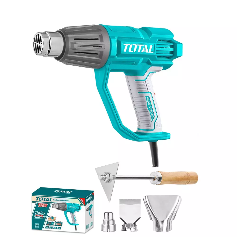 Total Heat Gun 2000 W 450/300/450 L/min Air flow 50/450°C/550°C Temperature Range, TB20078