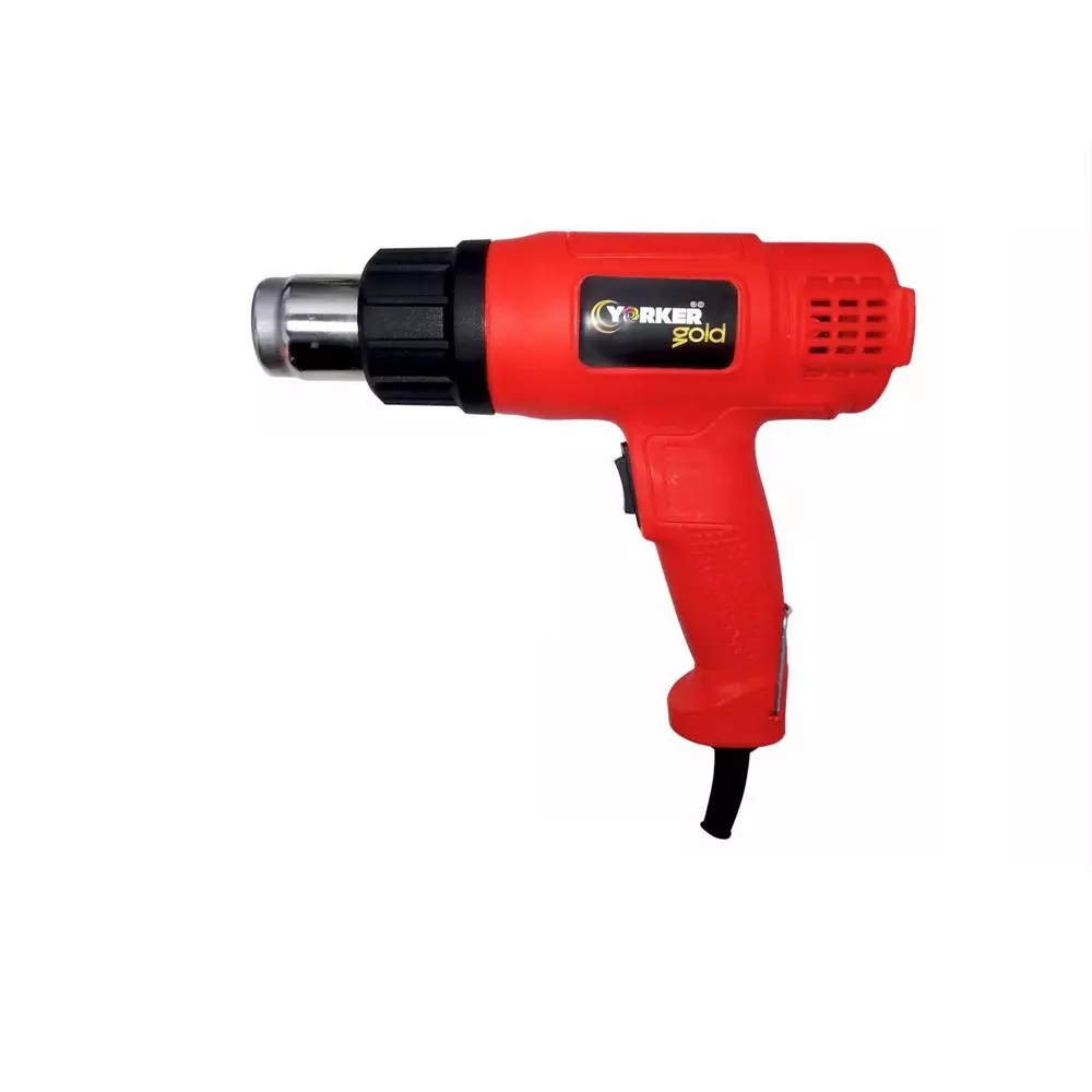 YORKER Electric Heat Gun 2000 W Power Gold Series, YKHG2000W