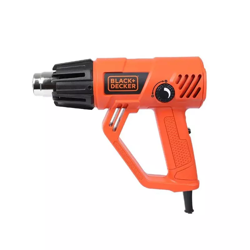Black+Decker 2000 W Corded Heat Gun with Temperature Control (Kit Box) and 300-500 LPM Air Flow, KX2001K-QS