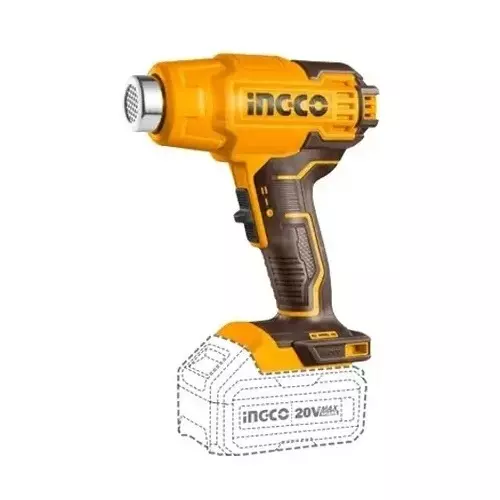 Ingco 100/200 L/min Heat Gun (Without Battery & Charger), HGLI2002