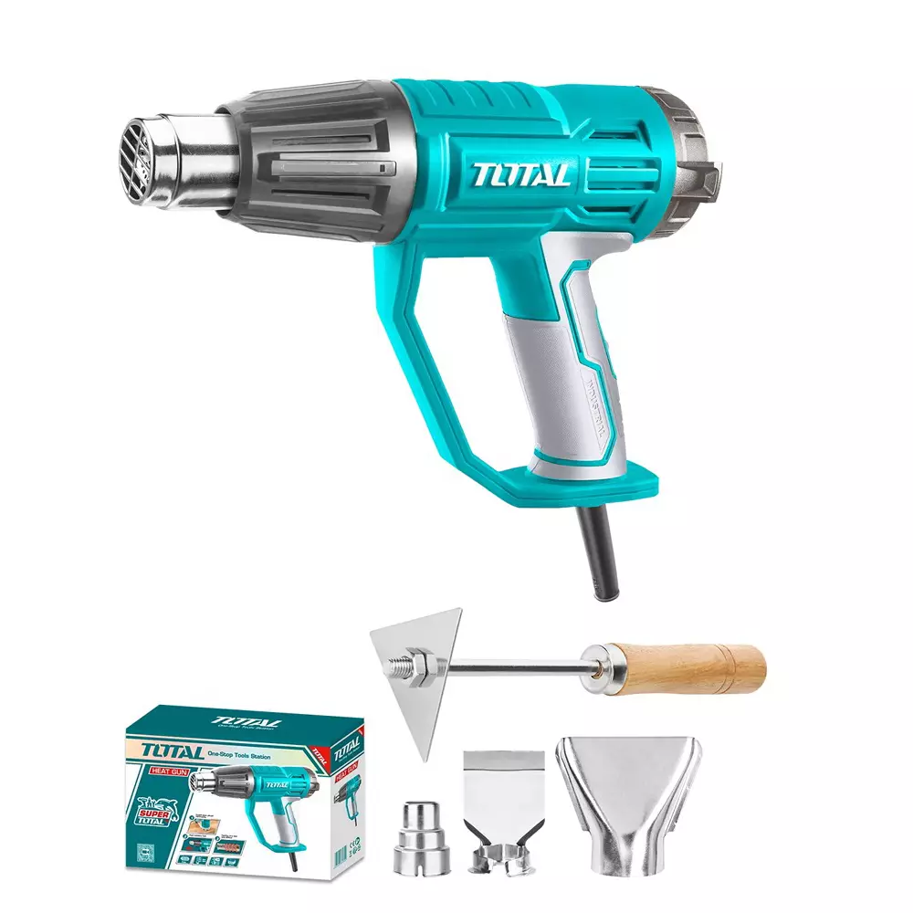 Total Heat Gun 2000 W 450/300/450 L/min Air flow 50–600°C Temperature Range, TB20056