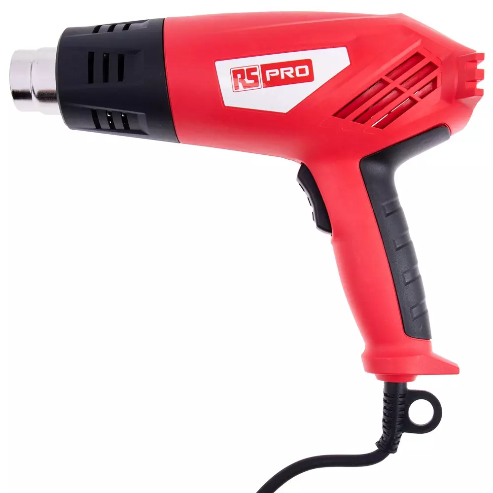 RS PRO Heat Gun 500 L/min Type C - EuroPlug 220 to 240 V 2 kW, 1245158
