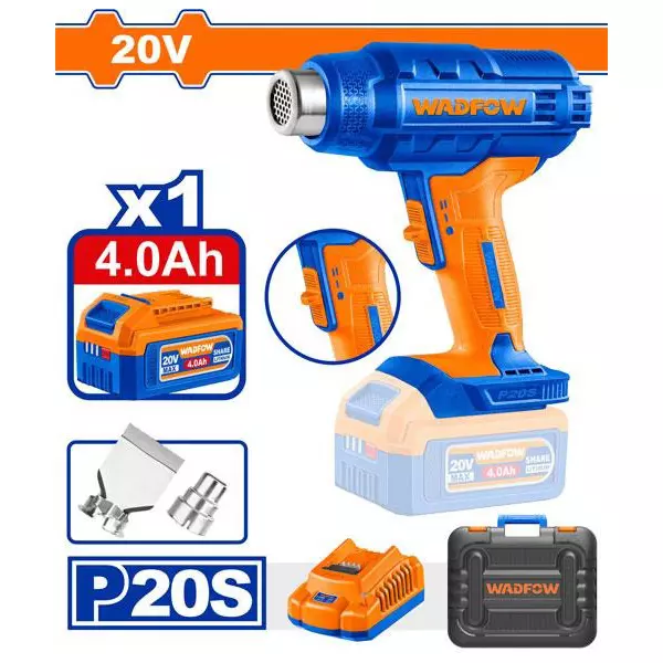 wadfow-cordless-heat-gun-100200-lpm-air-flow-300550c-temperature-wkh1b012