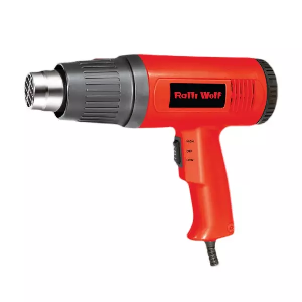 Ralli Wolf Heat Gun 1600 W, 8.5 Amp, On & Off Switch Position, RHG1600