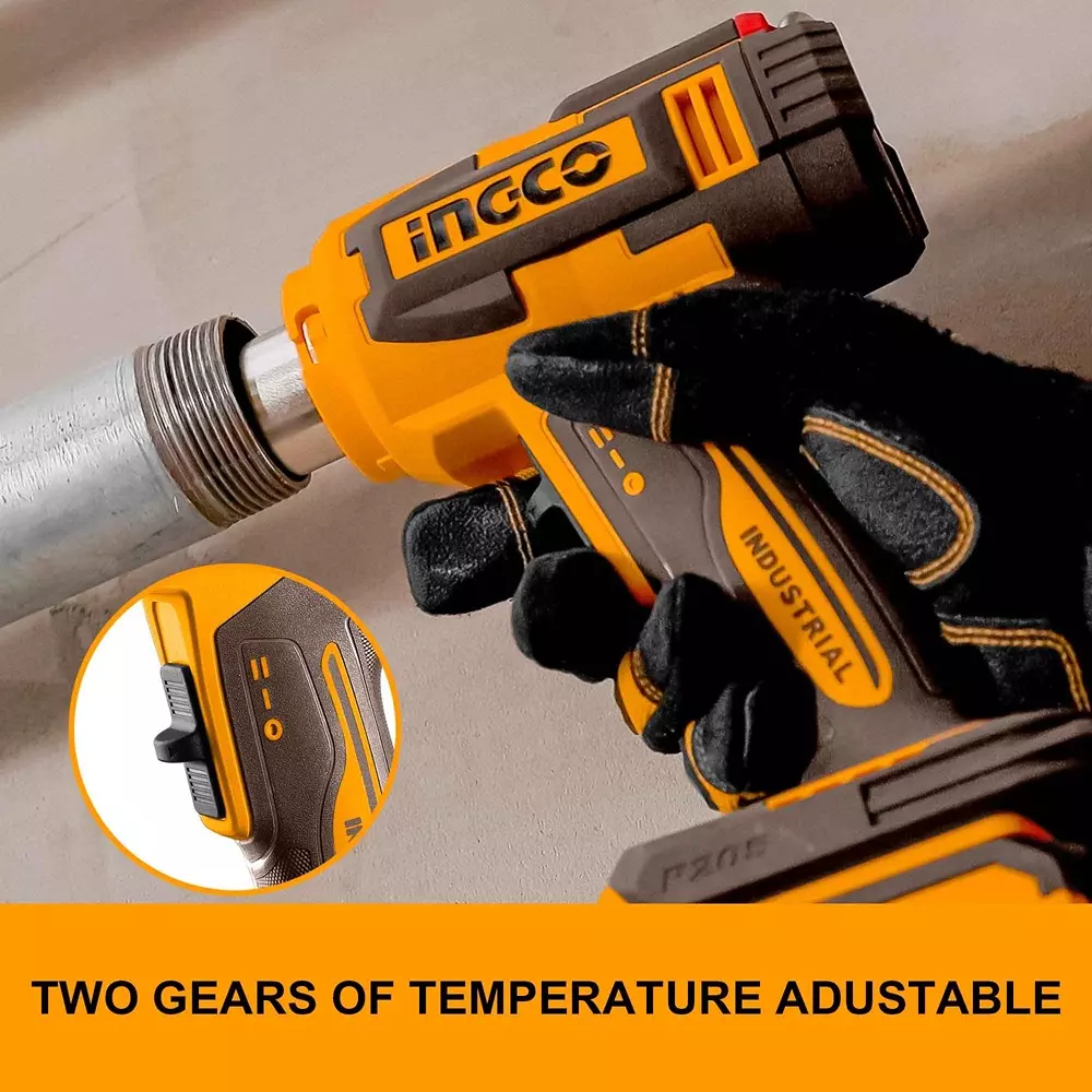 ingco-cordless-heat-gun-100200-lmin-air-flow-50-ah-battery-capacity-30-300c-30-550c-temperature-hgli20035