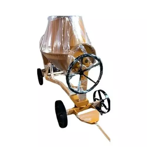 Boltz Corporation Heavy Duty Steering Type Concrete Mixer 500 L Drum Capacity 2 HP Motor with 4 Wheels