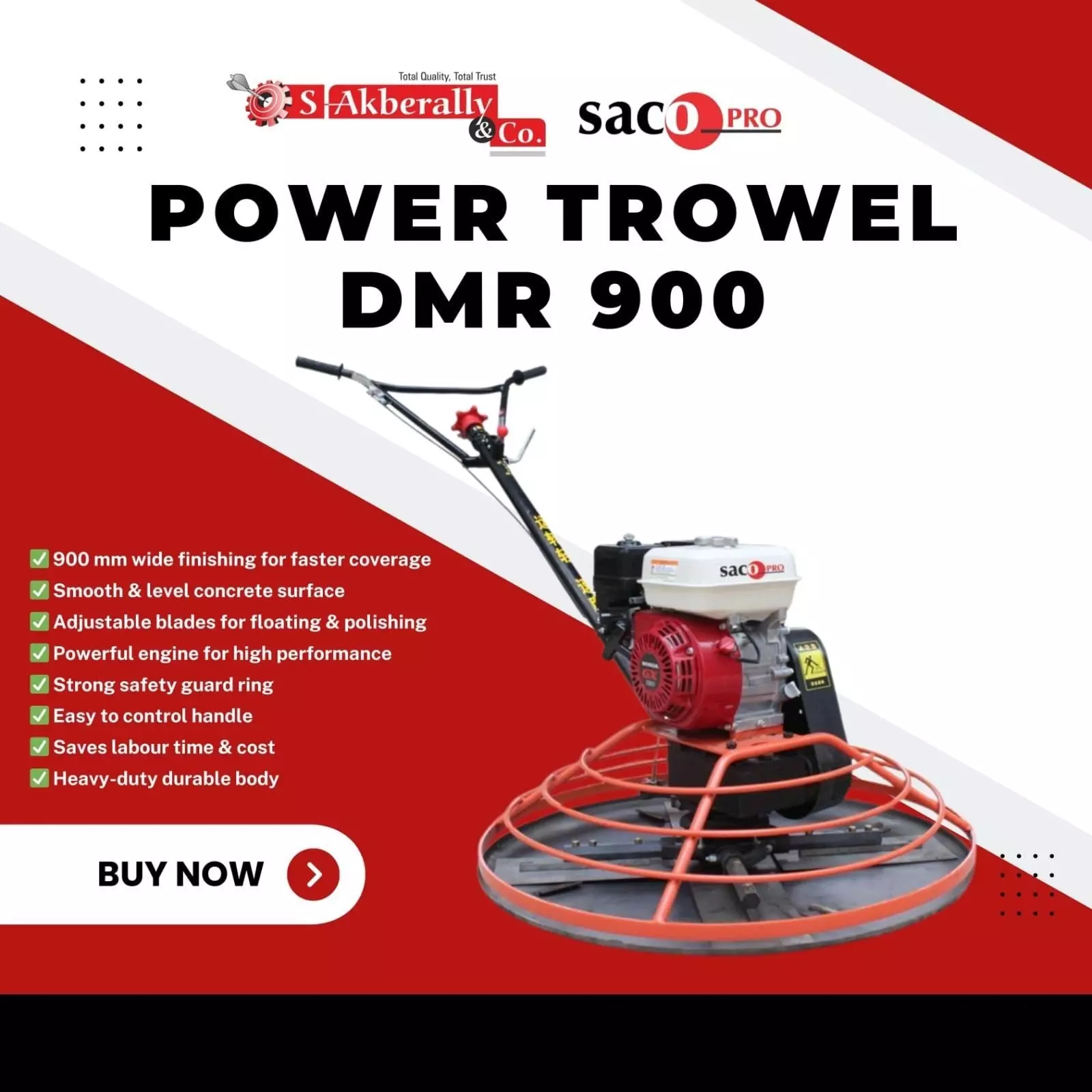 saco-pro-5-hp-power-trowel-with-petrol-engine-80-120-rpm-speed-and-350x150-mm-blade-size-dmr-900-engine