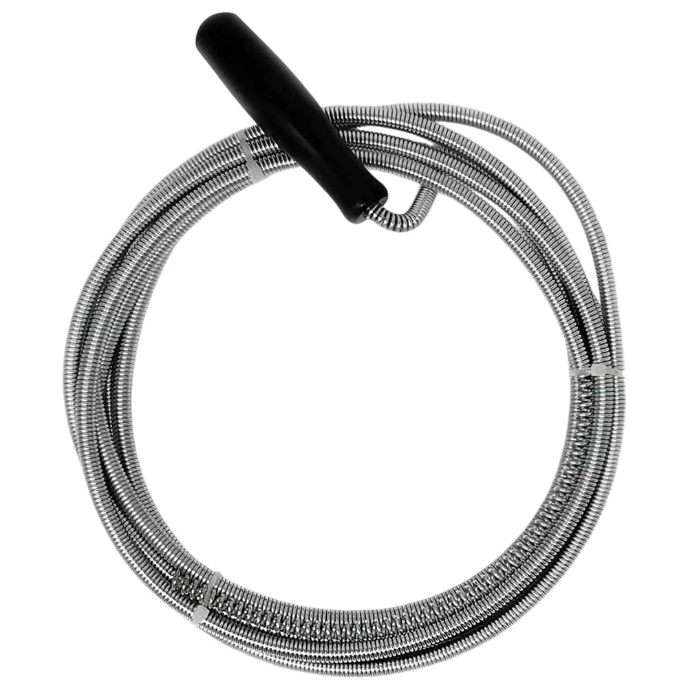 Jawsons Flexible Spring Wire Sink & Drain Cleaner 5 m for Clogs and Debris Removal from Sinks, Tubs, Showers and Pipes