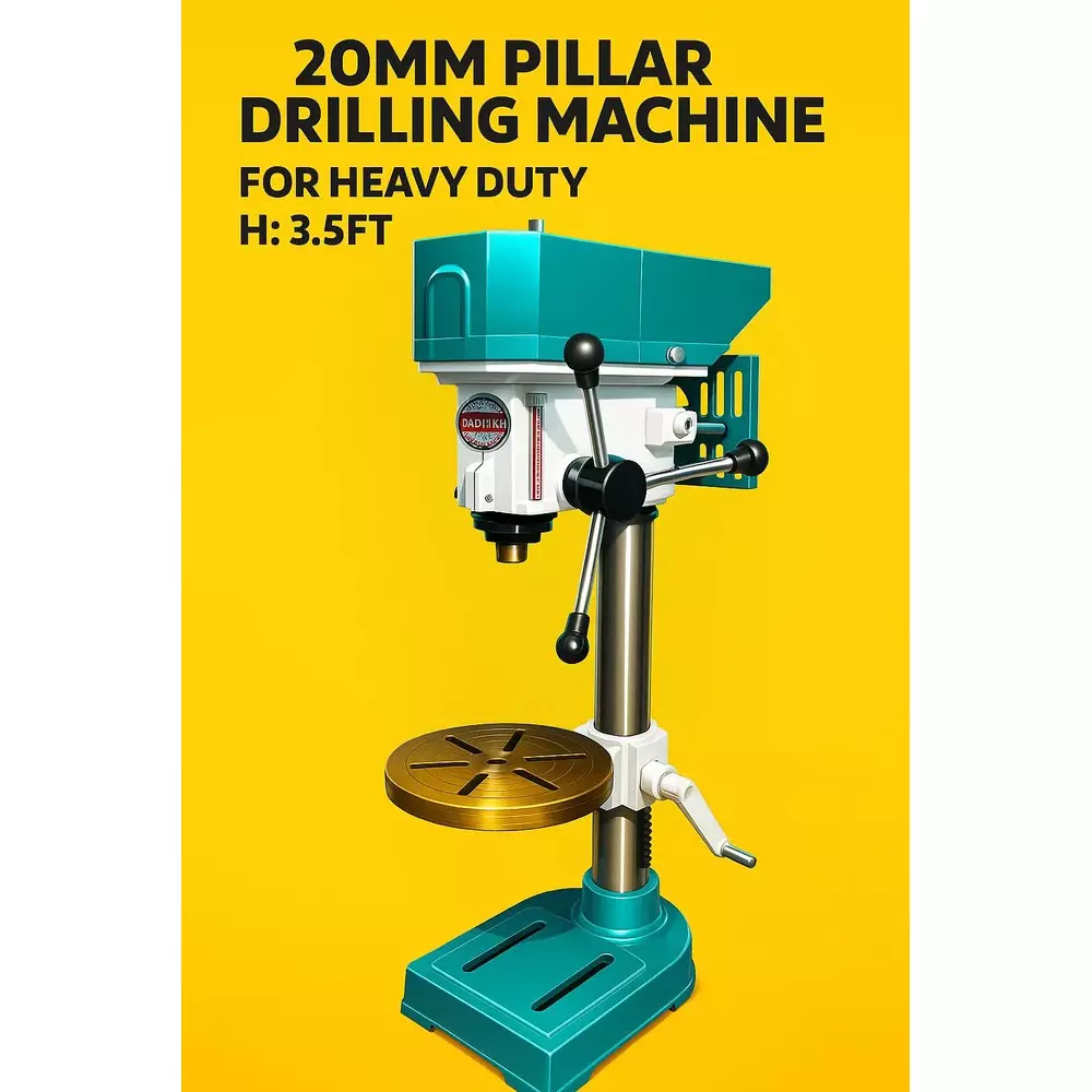 radhika-heavy-duty-pillar-drilling-machine-20-mm-blue-mild-steel-1-hp-20-mm-for-industrial-use