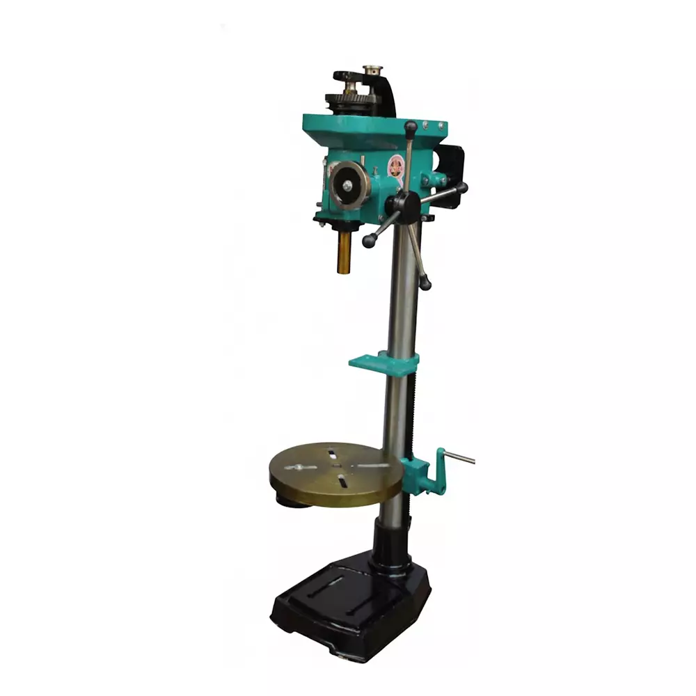 Radhika Pillar Drilling Machine 1 HP Power 25 mm Drill Capacity 8 Speed Function for Industrial Use