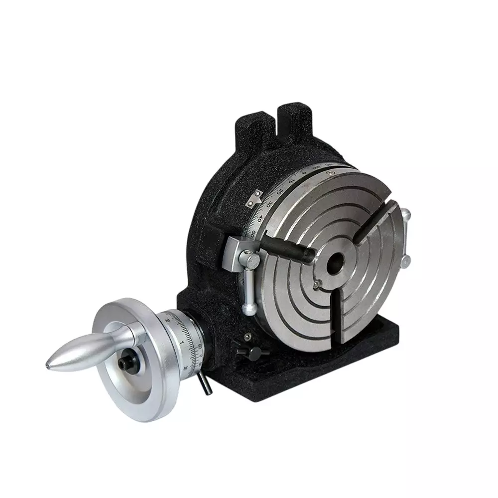 Assorts HV6 Rotary Table 150 mm (6 Inch) 2MT for Milling, Indexing, Axis Cutting