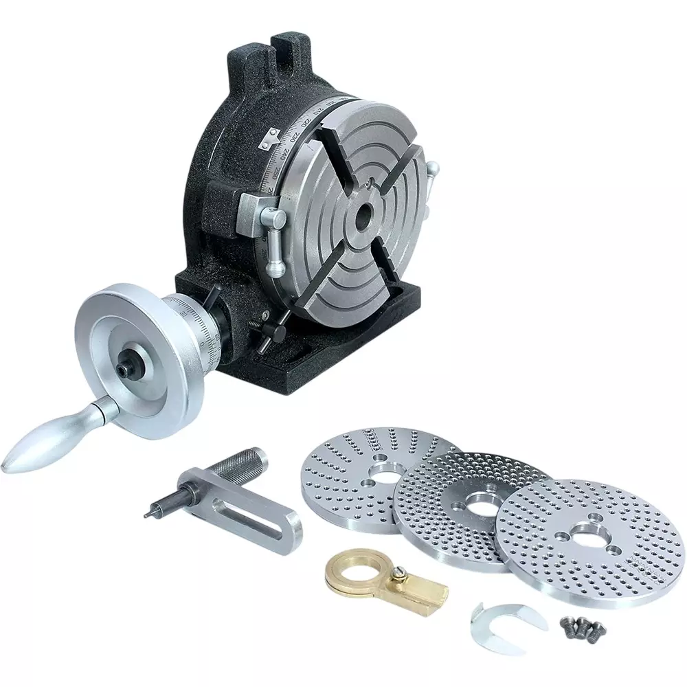 Assorts HV6 Rotary Table ?Alloy Steel & Brass 150 mm (6 Inch) 4 Slots
