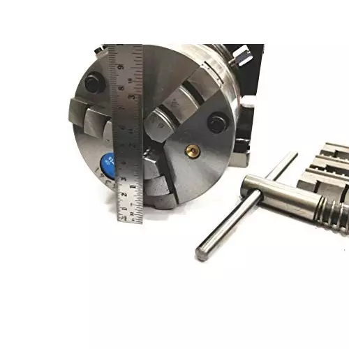 Assorts Rotary Table 100 mm (4 Inch) 100 mm 3 Jaw Self Centering Chuck