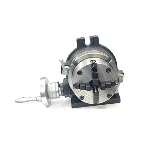 Assorts HV6 Rotary Table Tool Steel 150 mm (6 Inch) 125 mm 4 Jaw Independent Dog Chuck Morse MT2 Taper