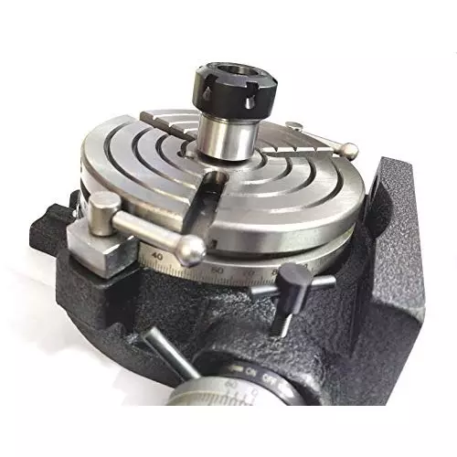 Assorts HV6 Rotary Table Tool Steel ER25 Collet Adapter 3 Slots MT2 Taper