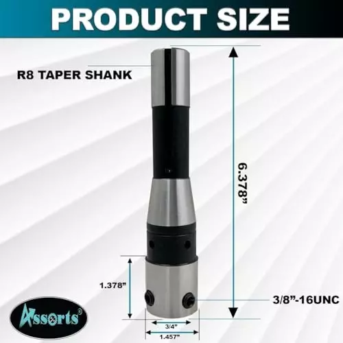 Assorts Adapter 19 mm Weldon Shank 11.11 mm (7/16 Inch) UNF Drawbar Thread for Annular Cutters