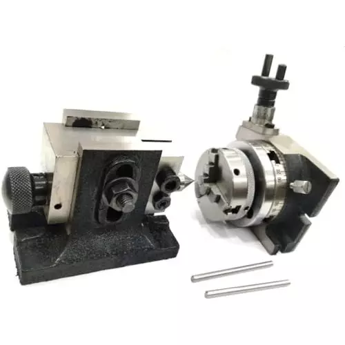Assorts Rotary Table 80 mm (3 Inch) 65 mm 3 Jaw Self Centering Chuck