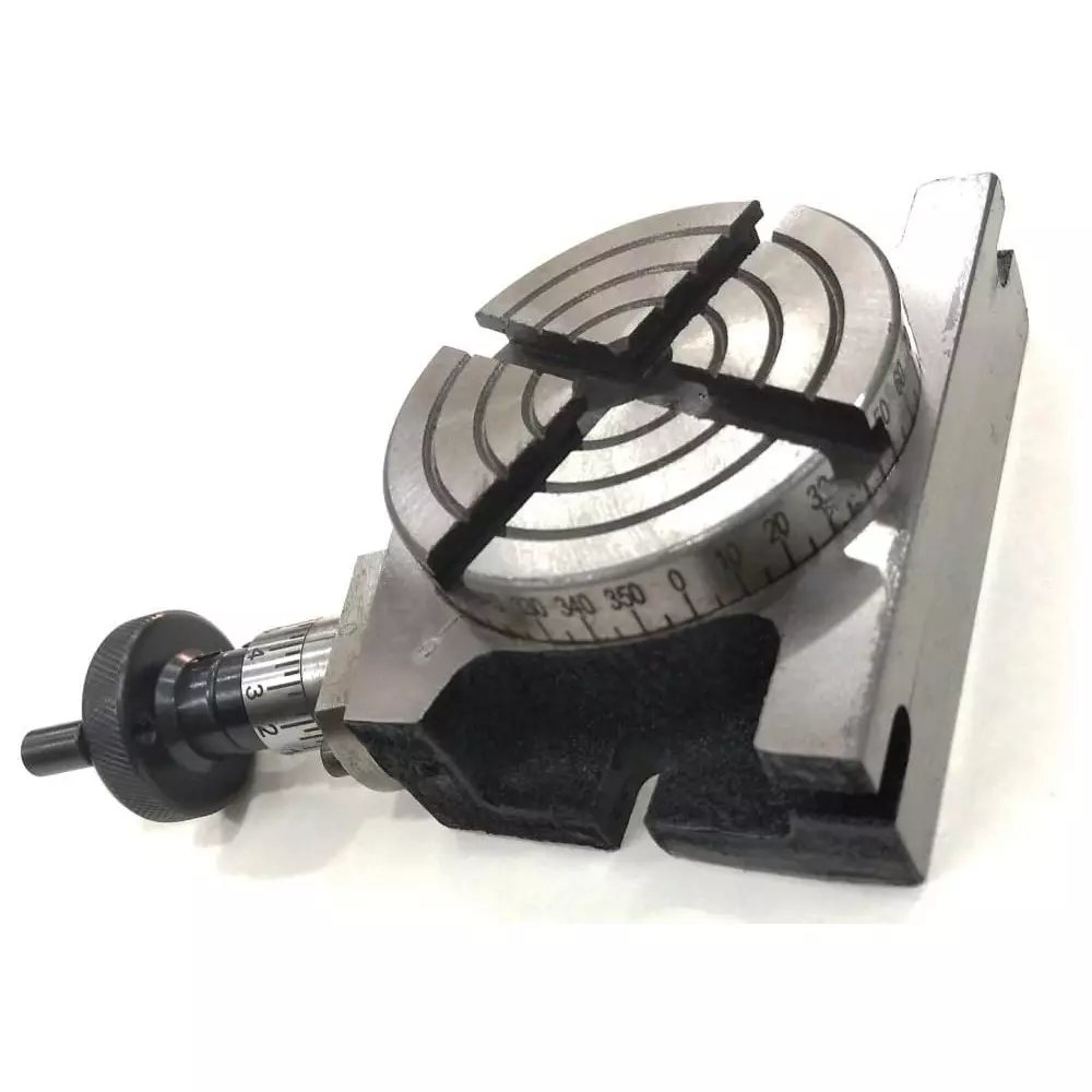 Assorts Rotary Table 80 mm (3 Inch) 65 mm 3 Jaw Self Centering Chuck