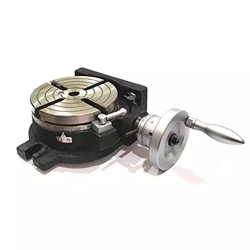 Assorts HV6 Rotary Table 150 mm Dia MT-2 bore 4 Slots for Milling Machine
