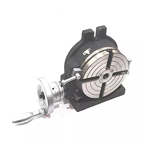 Assorts HV6 Rotary Table 150 mm Dia MT-2 bore 4 Slots for Milling Machine