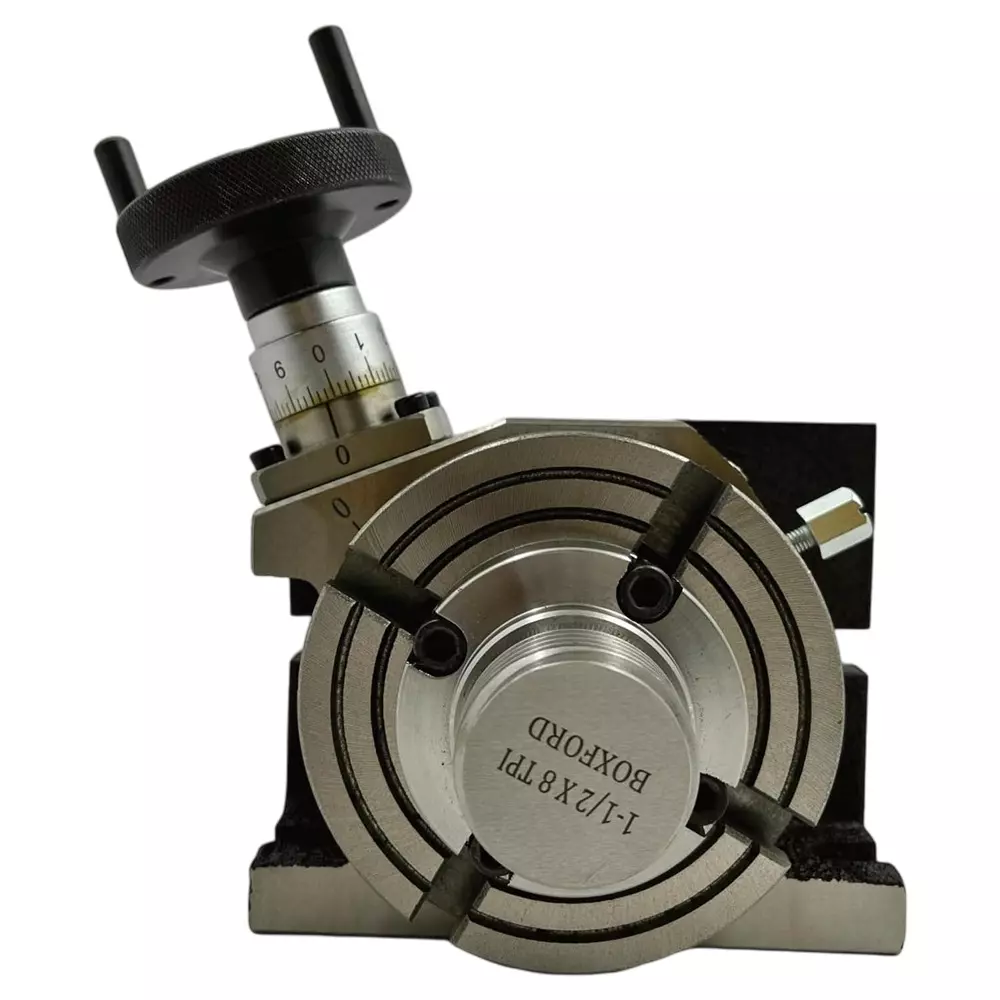 Assorts Rotary Table Cast Iron Tool steel 100 mm (4 Inch) for Milling, Indexing, Axis Cutting