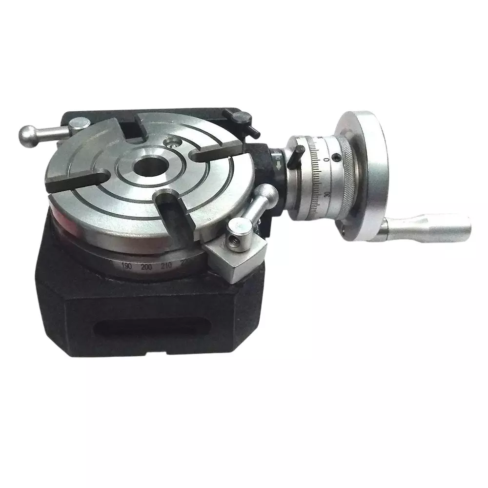 Assorts HV4 Rotary Table 110 mm MT2 Taper for Milling, Indexing, Axis Cutting