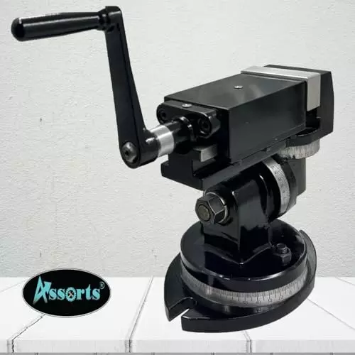 Assorts 3-Way Precision Universal Milling Machine Cast Iron 80 mm for Small to Medium-Sized Workpieces