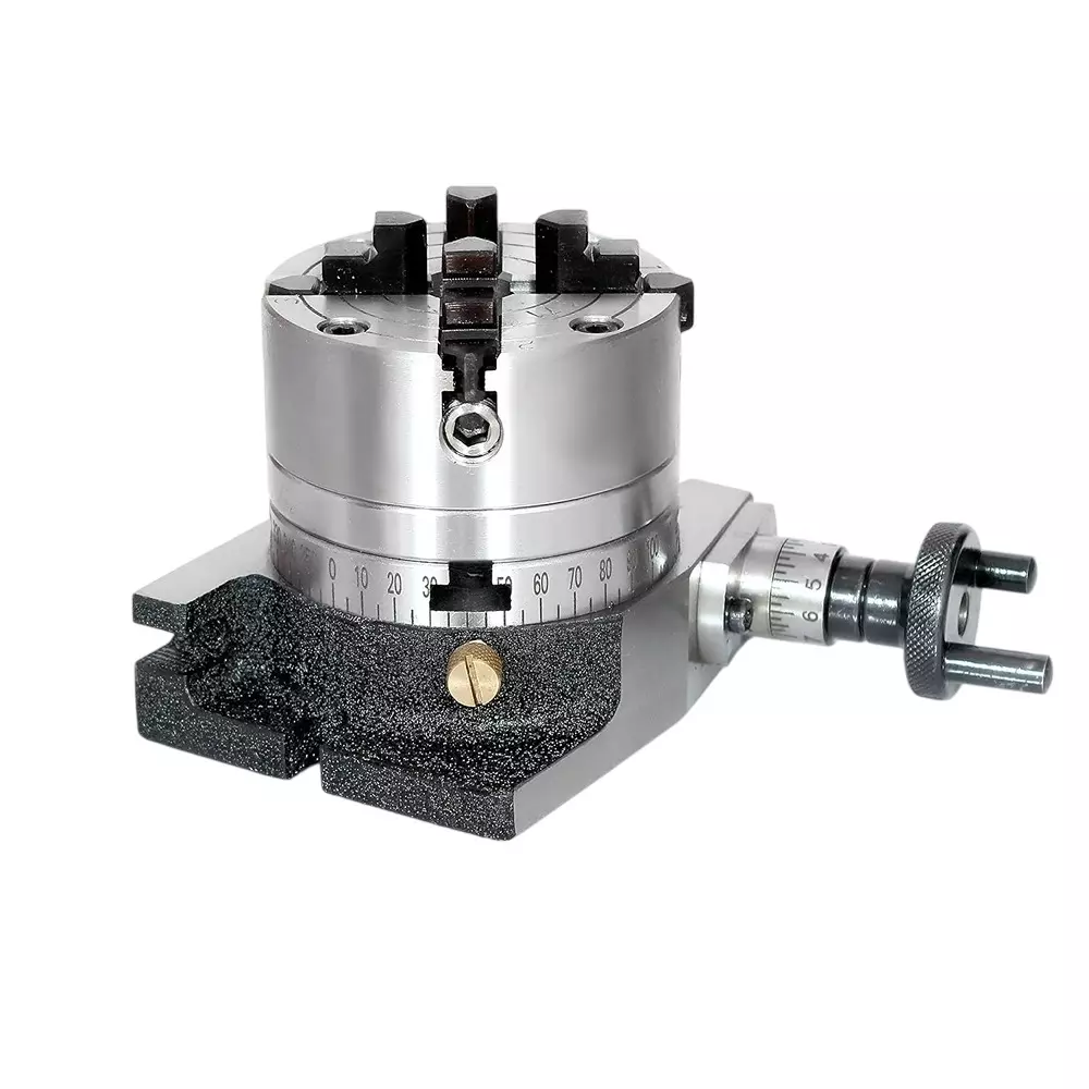 Assorts Rotary Table 80 mm (3 Inch) 80 mm 4 Jaw Independent Chuck