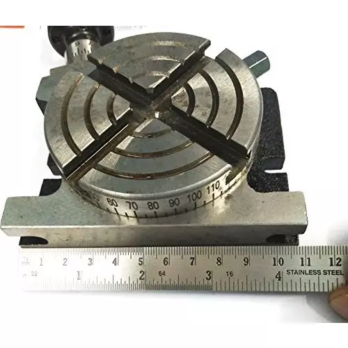 Assorts Rotary Table 80 mm (3 Inch) 80 mm 4 Jaw Independent Chuck