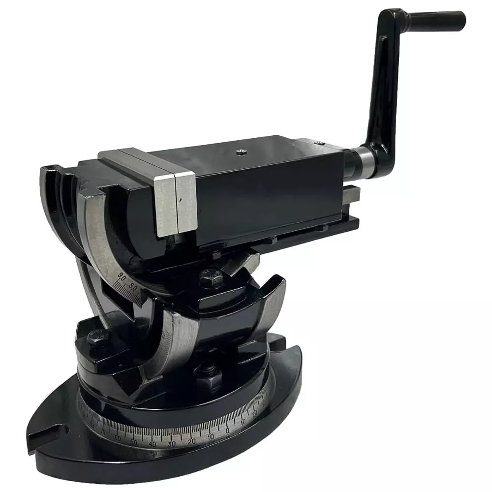 Assorts 3-Way Precision Milling Machine Cast Iron 80 mm for Small to Medium-Sized Workpieces