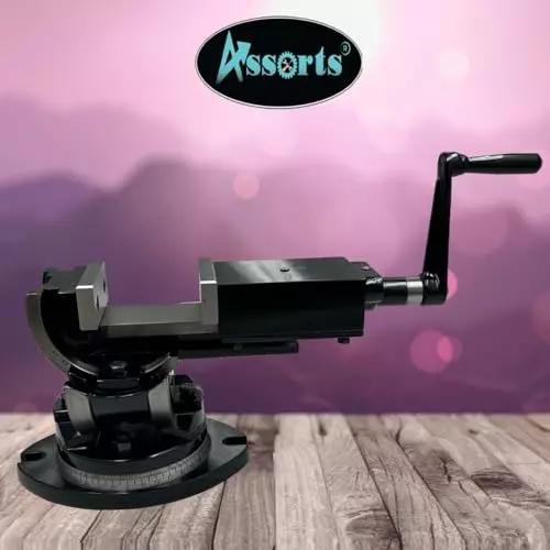 Assorts 3-Way Precision Milling Machine Cast Iron 80 mm for Small to Medium-Sized Workpieces