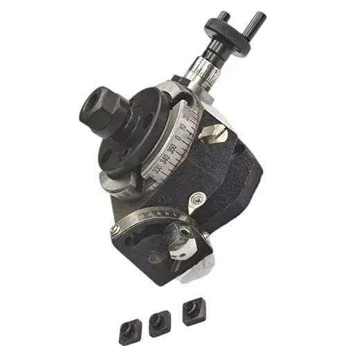 Assorts Tilting Rotary Table 80 mm (3 Inch) with ER16 Collet Adaptor-Milling, Engineering Tools