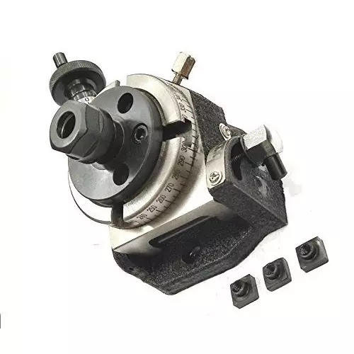 Assorts Tilting Rotary Table 80 mm (3 Inch) with ER16 Collet Adaptor-Milling, Engineering Tools
