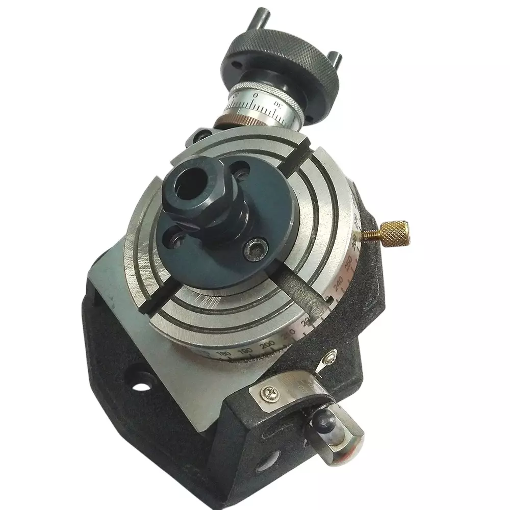 Assorts Tilting Rotary Table 100 mm (4 Inch) ER20 Collet Adaptor