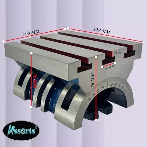 Assorts Tilting Table Cast Iron 100x125 mm (4x5 Inch)