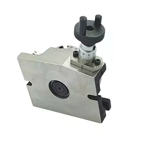 Buyohlic International Rotary Table Size 3 inch (80 mm) with M6 Clamp Kit for Milling Machine, 4V-JVFV-Z78I