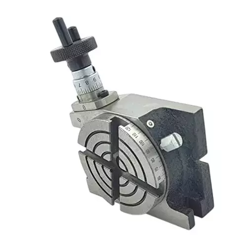 Buyohlic International Rotary Table Size 3 inch (80 mm) with M6 Clamp Kit for Milling Machine, 4V-JVFV-Z78I