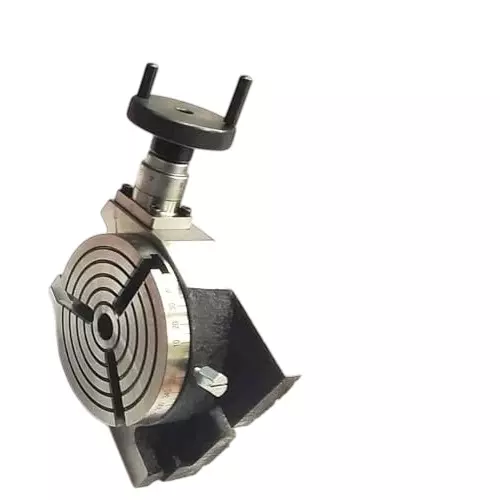A.D INTERNATIONAL Rotary Milling Table Regular 3 Slot with Horizontal and Vertical Mounting and 4 inch (100 mm) Table Diameter, IZ-RR6D-8S3P