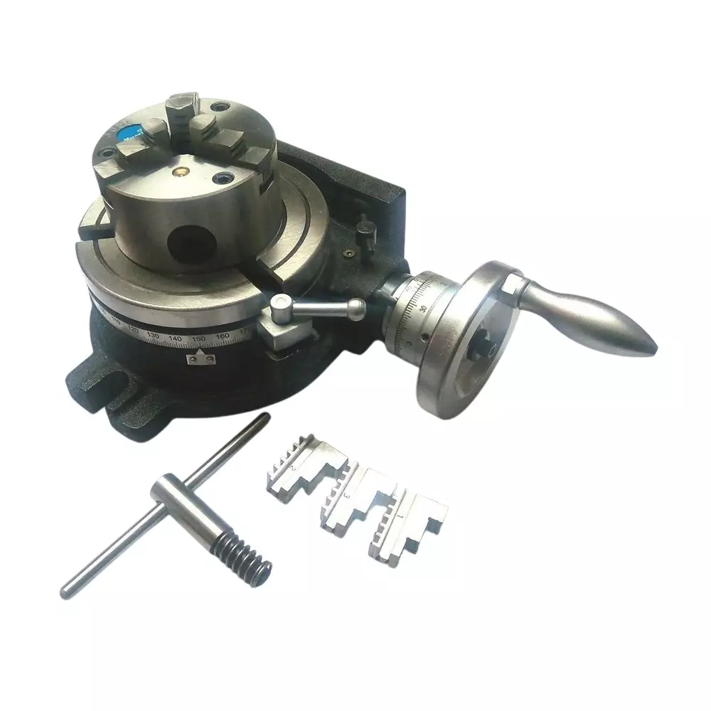 Assorts HV6 100 mm 3 Jaws Self Centering Chuck Rotary Table 150 mm (6 Inch)