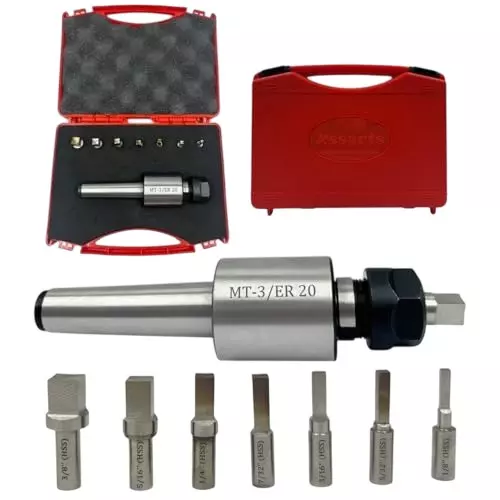 Assorts Rotary Broach Kit ER20 Adapter 3MT for CNC and Milling Operation