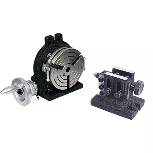 Assorts HV6 Cast Iron & Tool Steel Rotary Table 150 mm (6 Inch) 3 Slots