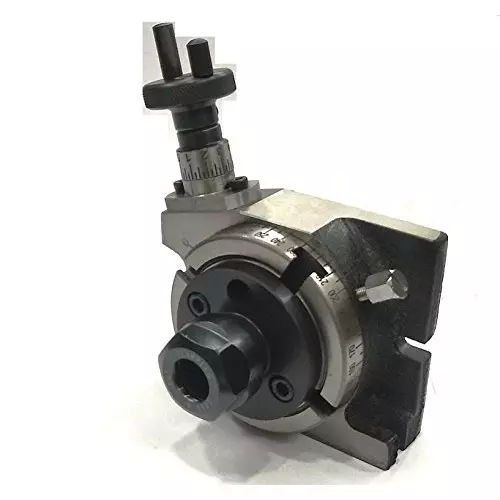 Assorts Rotary Table 80 mm (3 Inch) with ER20 Collet Adaptor, M6 Clamp Kit, Round Vice & Suitable Tailstock-Instant Milling EngineERing Tools